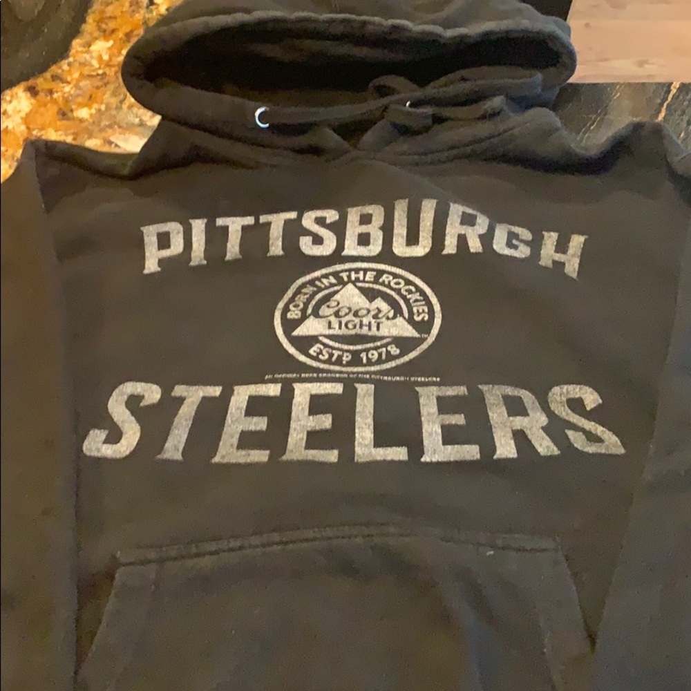 Men's Steelers vintage-look Coors hoodie